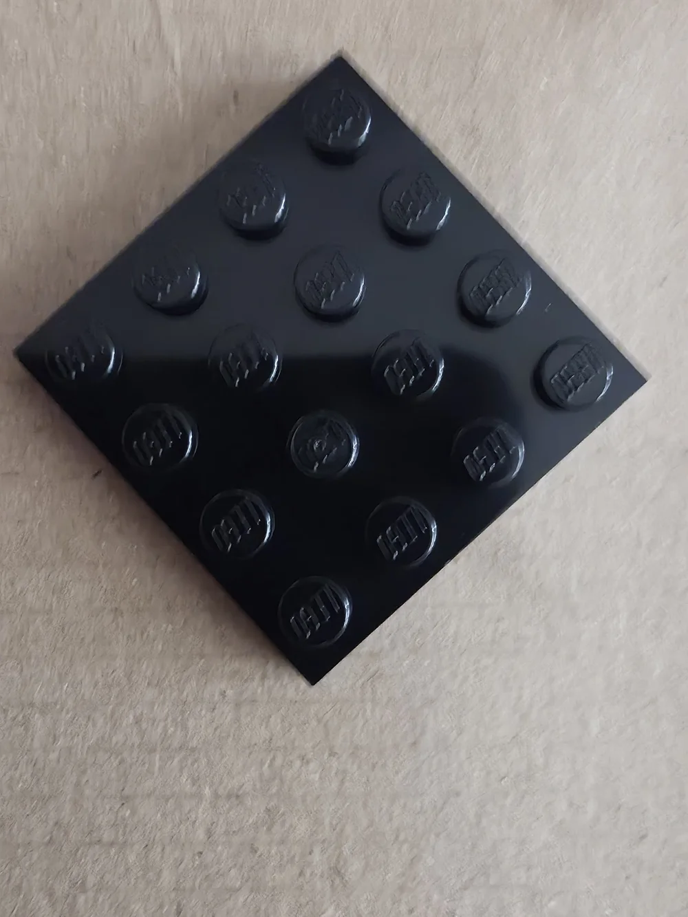 Lot of 10 Genuine LEGO Black 4x4 Stud 3031 Flat Base Plates Brick Building Part